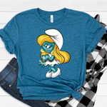 Smurfette Cartoon 11x17 OKI Heat Transfer