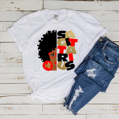 Sagittarius Half Face OKI Heat Transfer