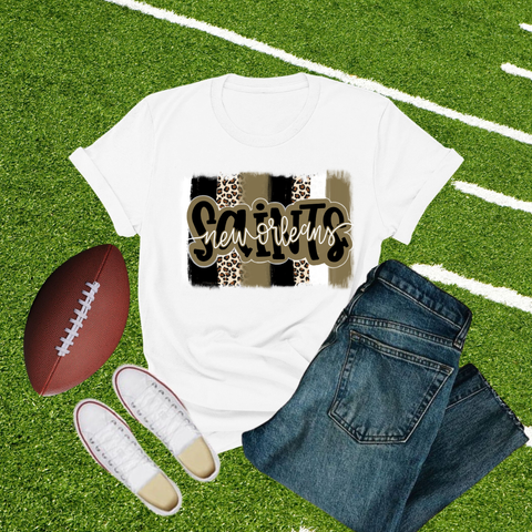 Saints Stripes OKI Heat Transfer